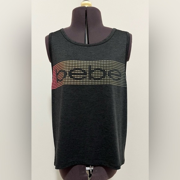 bebe Tops - BEBE Sport Sleeveless Logo Tank Top Size S